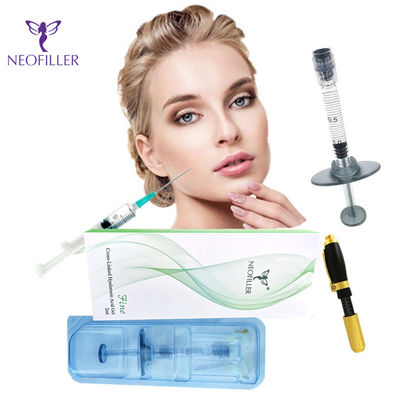 মুখের জন্য 1ml 2ml হায়ালুরোনিক অ্যাসিড ডার্মাল ফিলার অগমেন্টেশন হায়ালুরোনিক অ্যাসিড ফিলার