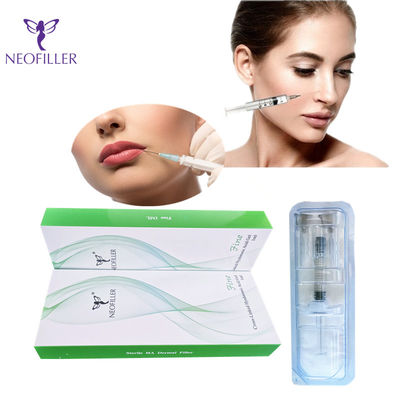 মুখের জন্য 1ml 2ml হায়ালুরোনিক অ্যাসিড ডার্মাল ফিলার অগমেন্টেশন হায়ালুরোনিক অ্যাসিড ফিলার