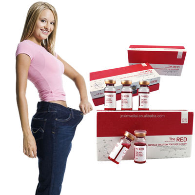 Ppc Lipolysis Solution 10ml লাল চিবুক ফ্যাট দ্রবীভূত ইনজেকশন