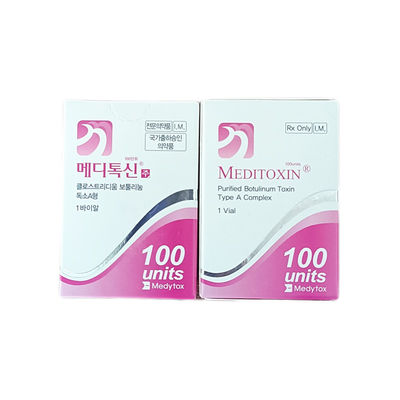 2.5mL বলি অপসারণ বোটুলিনাম টক্সিন ইনজেকশন মেডিটক্সিন বোটুলিনাম টক্সিন টাইপ A 100 ইউনিট