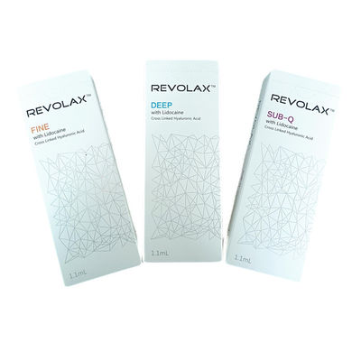 ক্রস লিঙ্কড 24mg/Ml Revolax ফাইন ডিপ সাব-কিউ হায়ালুরোনিক অ্যাসিড ফিলার