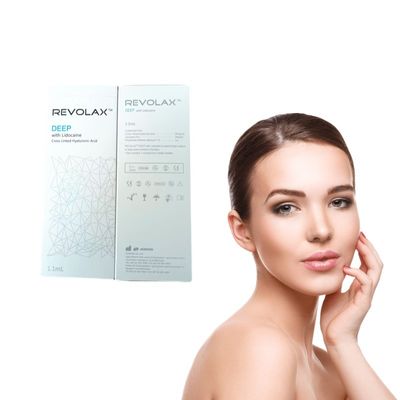 Revolax 1.1ml Hyaluronic অ্যাসিড ডার্মাল ফিলার ফাইন ডিপ সাবকিউ স্মুথিং এবং ফিলিং এর জন্য