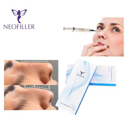 উচ্চ মানের মেডিকেল গ্রেড ঠোঁট মুখ গভীর Hyaluronic অ্যাসিড Dermal ফিলার 1ml 2ml 5ml