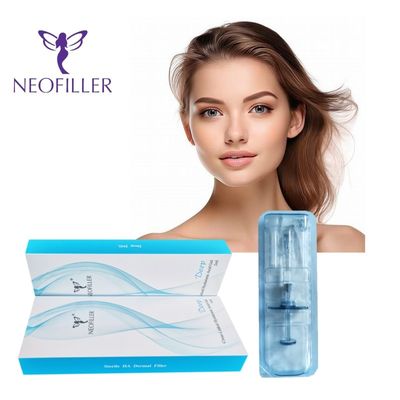 উচ্চ মানের মেডিকেল গ্রেড ঠোঁট মুখ গভীর Hyaluronic অ্যাসিড Dermal ফিলার 1ml 2ml 5ml