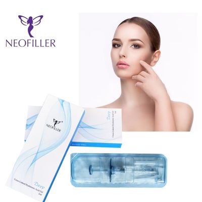 উচ্চ মানের মেডিকেল গ্রেড ঠোঁট মুখ গভীর Hyaluronic অ্যাসিড Dermal ফিলার 1ml 2ml 5ml