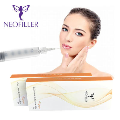 মুখের wrinkle reducer ইনজেকশন ক্রসলিঙ্কড Hyaluronic অ্যাসিড ফিলার তরুণ গ্লস জন্য
