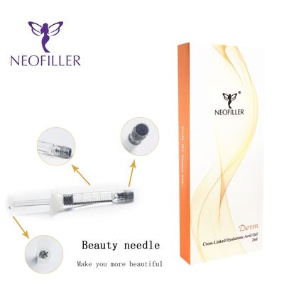 মুখের wrinkle reducer ইনজেকশন ক্রসলিঙ্কড Hyaluronic অ্যাসিড ফিলার তরুণ গ্লস জন্য