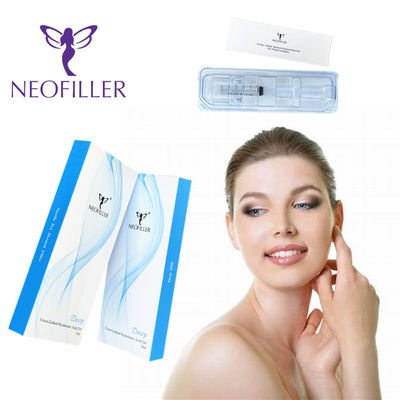 অত্যন্ত কার্যকর 24mg-ml Hyaluronic Acid Dermal Filler Injectable Gel 9-12 মাস দীর্ঘায়ু রুম তাপমাত্রায় সংরক্ষণ