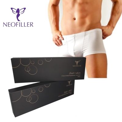 হ্যালুরোনিক অ্যাসিড ত্বকের উপর ঝাঁকুনি মসৃণ করার জন্য মুখের চিবুক ঠোঁট এবং শরীরের