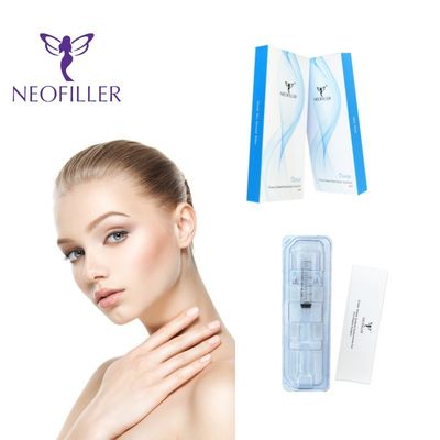Neofiller 24mg-ml হাইয়ালুরোনিক অ্যাসিড ডার্মাল ফিলার ইনজেকশনযোগ্য জেল ঝাঁকুনি হ্রাস মুখের বর্ধন