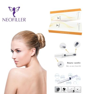 Neofiller 24mg-ml হাইয়ালুরোনিক অ্যাসিড ডার্মাল ফিলার ইনজেকশনযোগ্য জেল ঝাঁকুনি হ্রাস মুখের বর্ধন