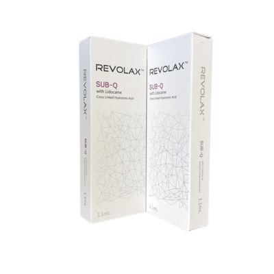 Revolax Dermal Filler with Hyaluronic Acid for 6-12 Months Duration and 2 Years Shelf Life in Syringe Packaging (রেভোলাক্স হিউরোনিক এসিডের সাথে ত্বকের ফিলার) ৬- ১২ মাসের জন্য কার্যকারিতা এবং সিরিংয়ের প্যাকেজিংয়ে ২ বছরের জন্য ব্যবহারযোগ্য