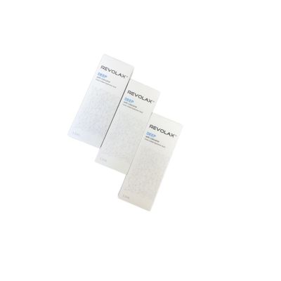 Revolax Dermal Filler with Hyaluronic Acid for 6-12 Months Duration and 2 Years Shelf Life in Syringe Packaging (রেভোলাক্স হিউরোনিক এসিডের সাথে ত্বকের ফিলার) ৬- ১২ মাসের জন্য কার্যকারিতা এবং সিরিংয়ের প্যাকেজিংয়ে ২ বছরের জন্য ব্যবহারযোগ্য