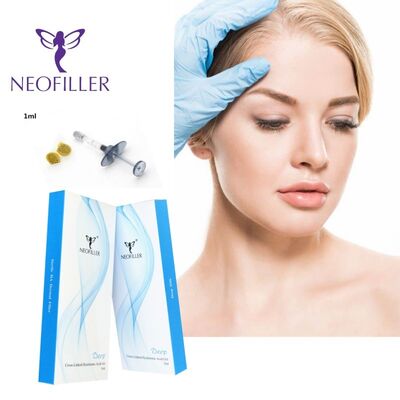 Neofiller 24mg-ml হাইয়ালুরোনিক এসিড ডার্মাল ফিলার স্বচ্ছ ইনজেকশনযোগ্য জেল 9-12 মাস দীর্ঘায়ু বৃদ্ধি