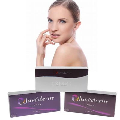 ভলিউম পুনরুদ্ধার Juvederm Dermal Filler Hyaluronic Acid Injectable Gel প্রাকৃতিক চেহারা বৃদ্ধি