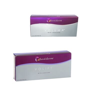 প্লাস্টিক সার্জারি Juvederm Injectable Gel Volume Of Syringe 1ml Syringe Ideal Dermal Filler For Facial Contouring And Wrinkle Reduction মুখের কনট্যুর এবং wrinkle কমানোর জন্য আদর্শ ত্বকের ফিলার