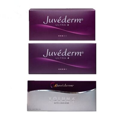হাইয়ালুরোনিক এসিড ডার্মাল ফিলার juvederm ultra3 ultra4 ভলিউম ইনজেকশন