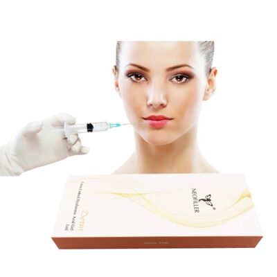 Neofiller 24mg-ml হাইয়ালুরোনিক এসিড ডার্মাল ফিলার ইনজেকশনযোগ্য জেল 9-12 মাস দীর্ঘায়ু হাইপডার্মিক ইনজেকশন বর্ধন