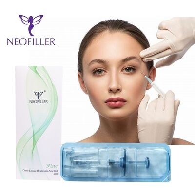 Neofiller 24mg-ml হাইয়ালুরোনিক এসিড ডার্মাল ফিলার ইনজেকশনযোগ্য জেল 9-12 মাস দীর্ঘায়ু হাইপডার্মিক ইনজেকশন বর্ধন
