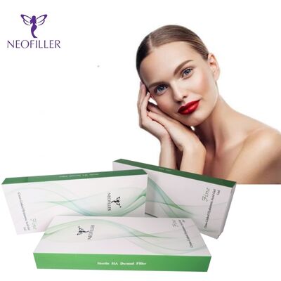 Neofiller 24mg-ml হাইয়ালুরোনিক এসিড ডার্মাল ফিলার ইনজেকশনযোগ্য জেল 9-12 মাস দীর্ঘায়ু হাইপডার্মিক ইনজেকশন বর্ধন