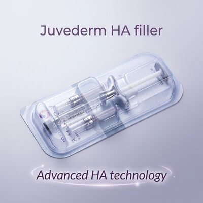 ১২-১৮ মাস পর্যন্ত Juvederm Dermal Filler ১ মিলি ২ টি সিরিঞ্জ DHL UPS FEDEX দীর্ঘস্থায়ী মুখের বর্ধন সমাধান