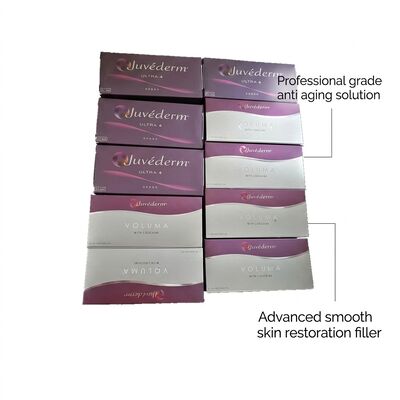 সিরিংয়ের পরিমাণ 1 মিলি সিরিং Juvederm Dermal Filler Safety Offering Duration 9 থেকে 12 মাস ত্বকের পুনরুজ্জীবনের জন্য আদর্শ