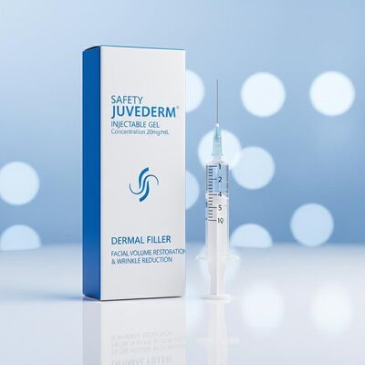 সুরক্ষা Juvederm Injectable Gel Concentration 20mg Ml Injectable Dermal Filler for Facial Volume Restoration and Wrinkle Reduction মুখের আয়তন পুনরুদ্ধার এবং wrinkle কমানোর জন্য