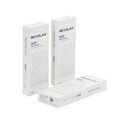 ফ্রিজিং এড়ান Revolax Dermal Filler Fine Deep Sub Q Concentration 20 Mg per mL গভীর মুখের ভলিউম এবং wrinkle চিকিত্সার জন্য ইনজেকশনযোগ্য