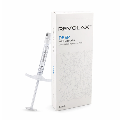 ফ্রিজিং এড়ান Revolax Dermal Filler Fine Deep Sub Q Concentration 20 Mg per mL গভীর মুখের ভলিউম এবং wrinkle চিকিত্সার জন্য ইনজেকশনযোগ্য