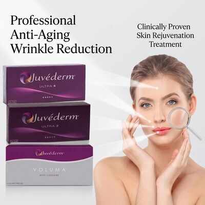 Juvederm Ultra 3 Lip Filler Injectable Hyaluronic Acid Dermal Filler 24mg/ml for Lip Volume Definition