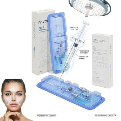 Revolax Sub-Q জাভলাইন ফিলার Monophasic Hyaluronic Acid Dermal Filler 1.1ml জাভলাইন কনট্যুরিং এর জন্য