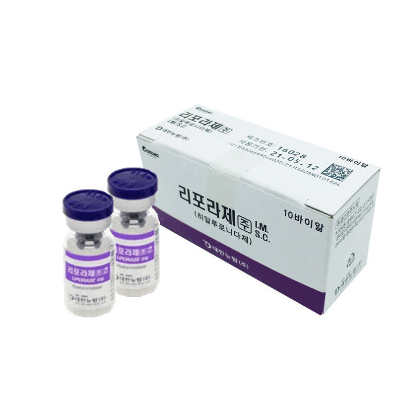 চিন ফ্যাট দ্রবীভূত Hyaluronic অ্যাসিড কোরিয়ান ব্র্যান্ড Liporase Ha ডার্মাল ফিলার