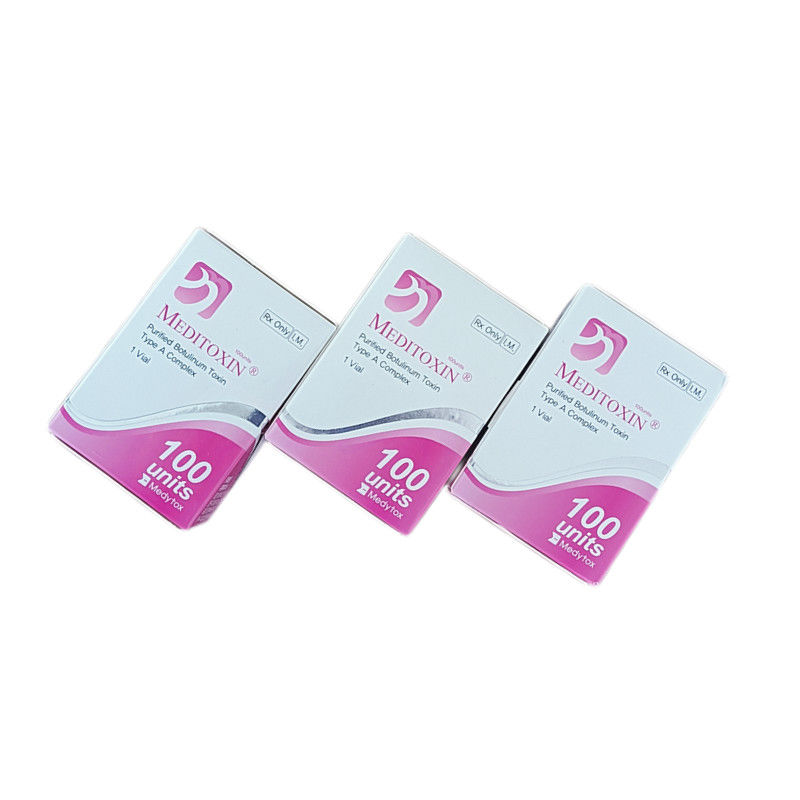 2.5mL বলি অপসারণ বোটুলিনাম টক্সিন ইনজেকশন মেডিটক্সিন বোটুলিনাম টক্সিন টাইপ A 100 ইউনিট