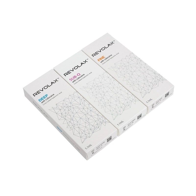 Revolax 1.1ml Hyaluronic অ্যাসিড ডার্মাল ফিলার ফাইন ডিপ সাবকিউ স্মুথিং এবং ফিলিং এর জন্য
