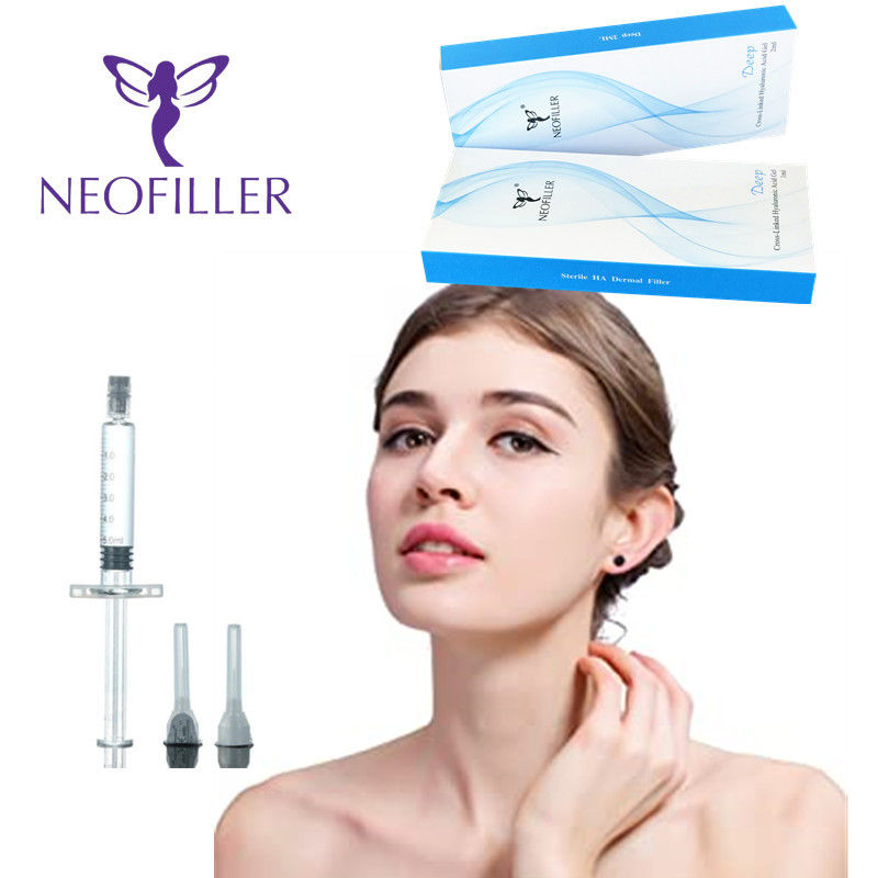 অত্যন্ত কার্যকর 24mg-ml Hyaluronic Acid Dermal Filler Injectable Gel 9-12 মাস দীর্ঘায়ু রুম তাপমাত্রায় সংরক্ষণ