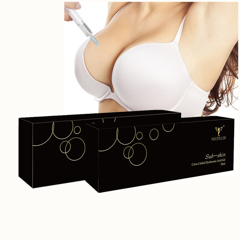 রুম টেম্পারেচার স্টোরেজ 24mg-ml Hyaluronic Acid Dermal Filler Cross-Linked Injectable Gel Facial Volume Enhancement