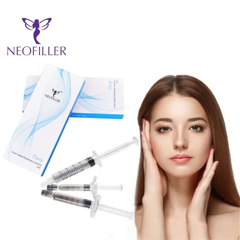 গভীর wrinkles ইনজেকশন Neofiller গভীর 1ml 2ml HA Dermal Filler