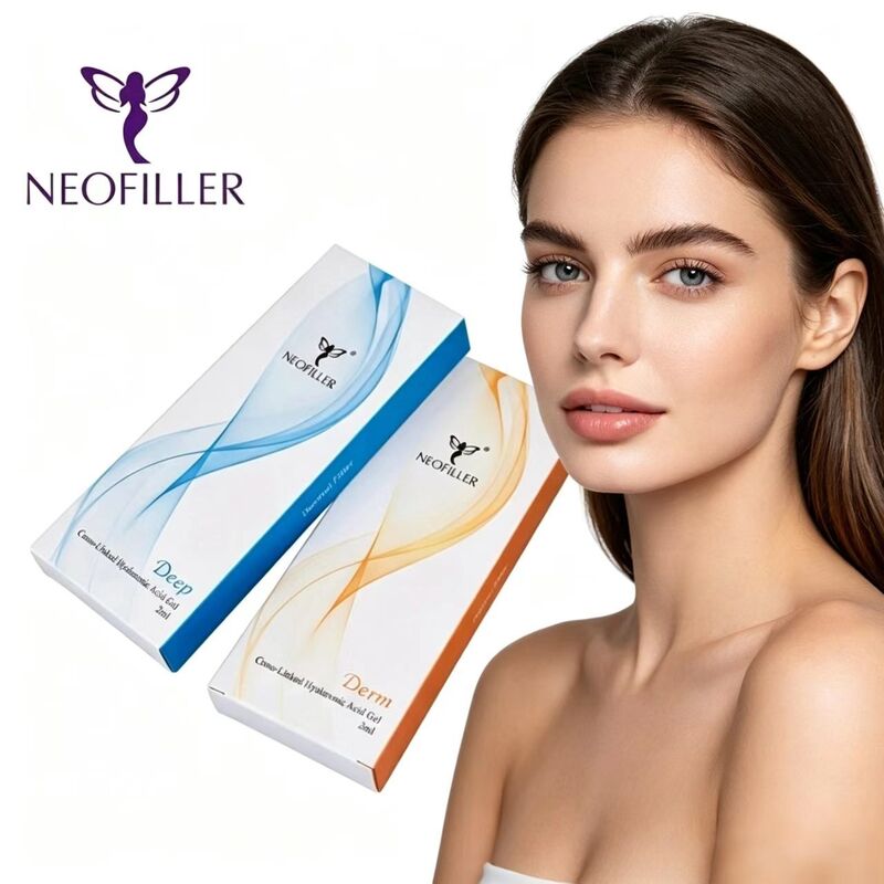 Neofiller ক্রস-লিঙ্কড হাইয়ালুরোনিক এসিড ডার্মাল ফিলার ইনজেকশনযোগ্য জেল চিবুক ঠোঁট ফিলার মুখের আয়তন বৃদ্ধি