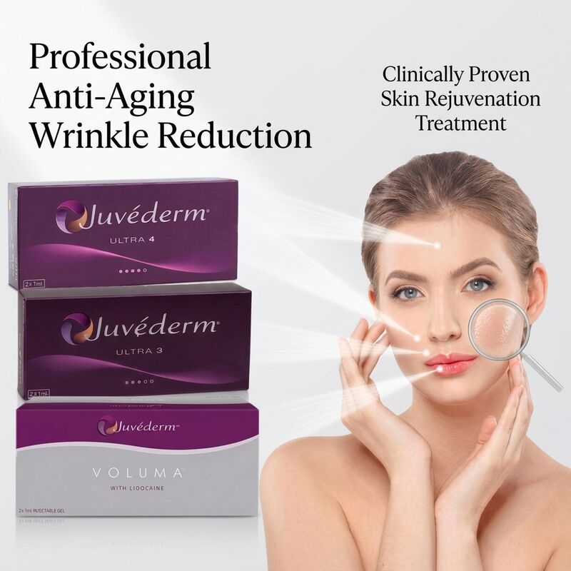 Juvederm Ultra 3 Lip Filler Injectable Hyaluronic Acid Dermal Filler 24mg/ml for Lip Volume Definition