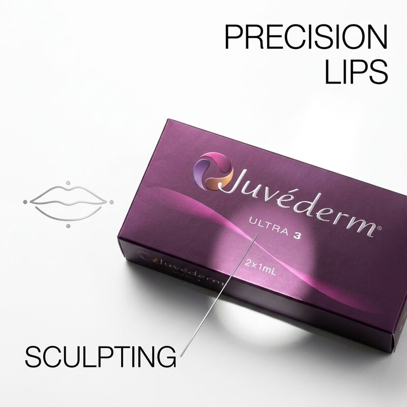 Juvederm Temple Filler Hyaluronic Acid Dermal Filler for Temporal Hollow Volume Restoration 24mg/ml