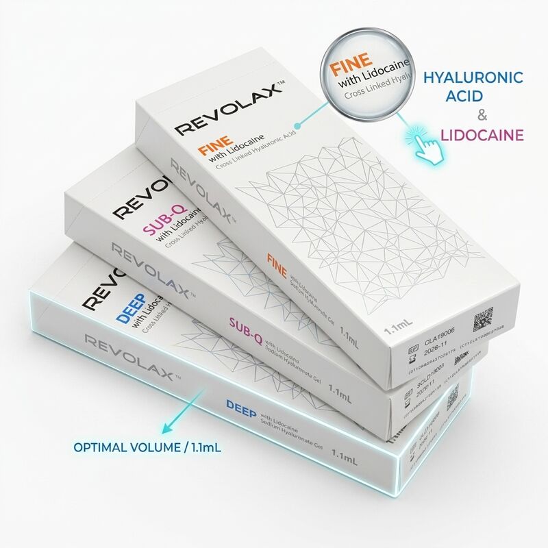 Revolax Deep Marionette Line Filler Monophasic Hyaluronic Acid Dermal Filler 1.1ml মুখের কোণ সংশোধন করার জন্য